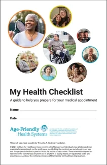 My Health Checklist (English) My Health Checklist (English)