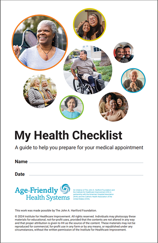 My Health Checklist (English)